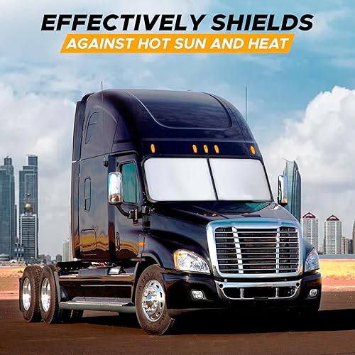 Miniatura 12 de EcoNour Parasol plegable para parabrisas de automóvil, parasol delantero para sol, calor y rayos UV, parasol para ventana delantera del automóvil