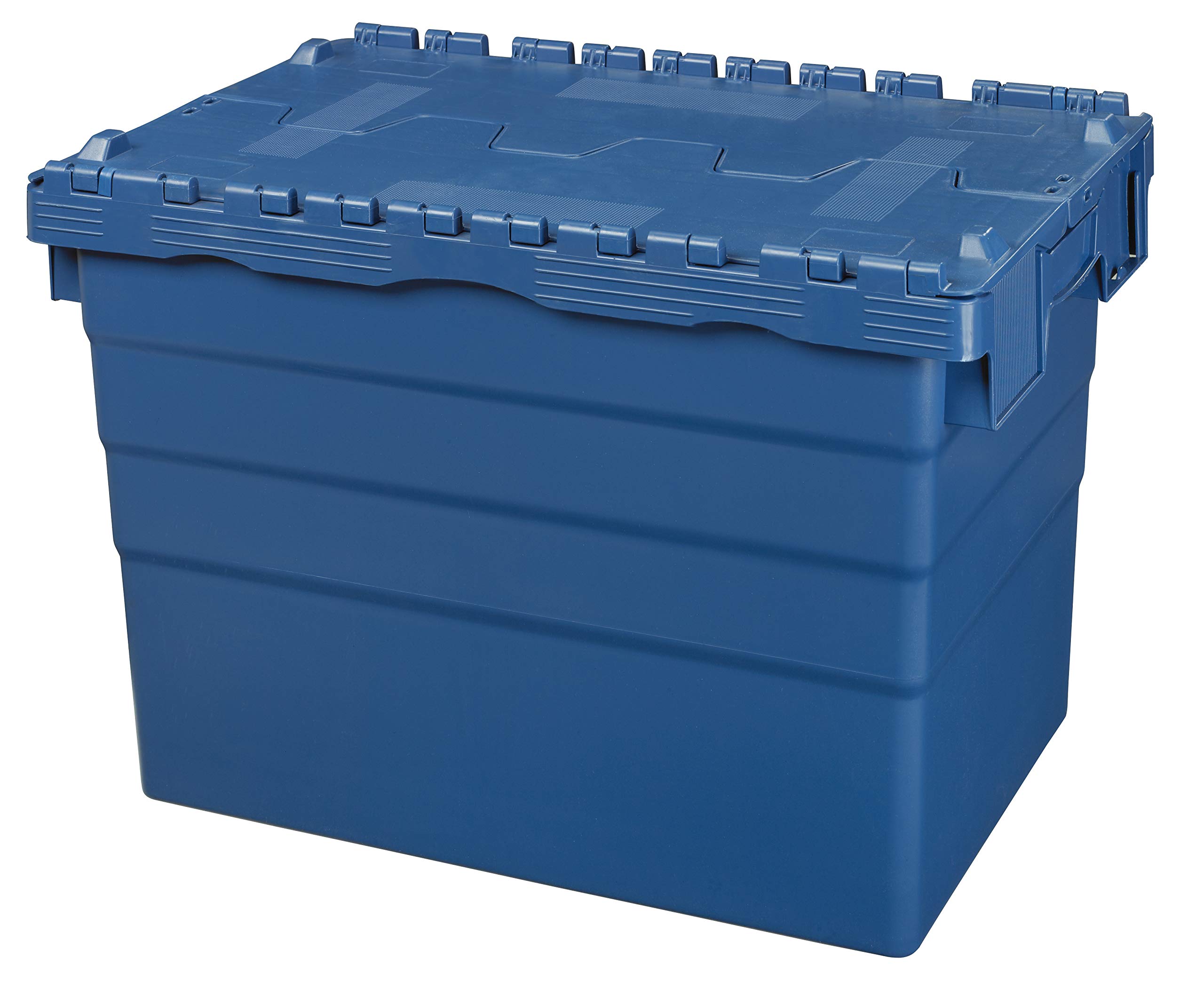 Logiplast 4 Stück Lagerboxen mit Deckel 45 Ltr., 60 Ltr., 68 Ltr., 78 Ltr. Volumen in Blau
