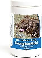 Vista 78 de Healthy Breeds Schnauzer miniatura todo en uno multivitamínico suave masticable 90