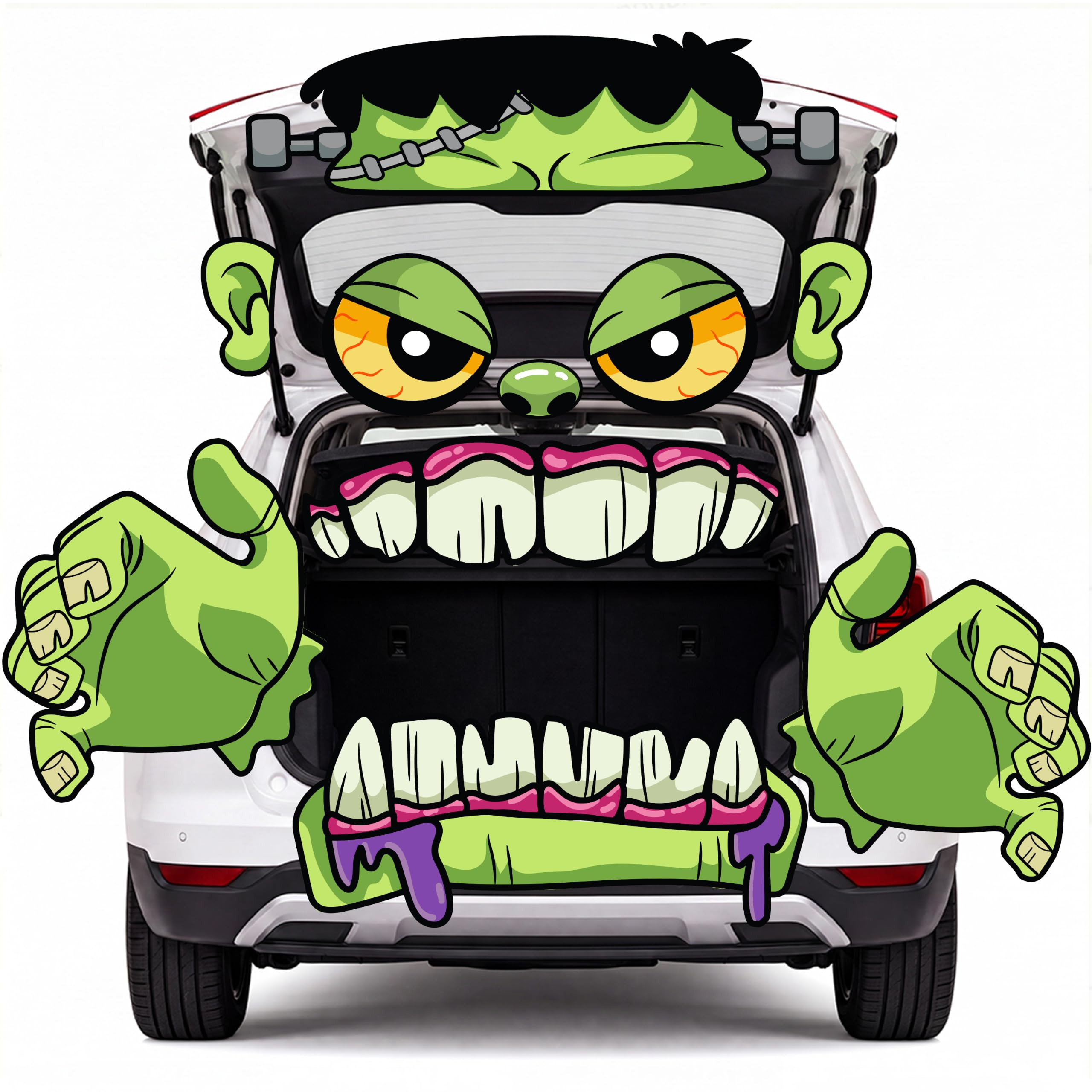 JOYIN Green Monster Trunk or Treat Decor Kit