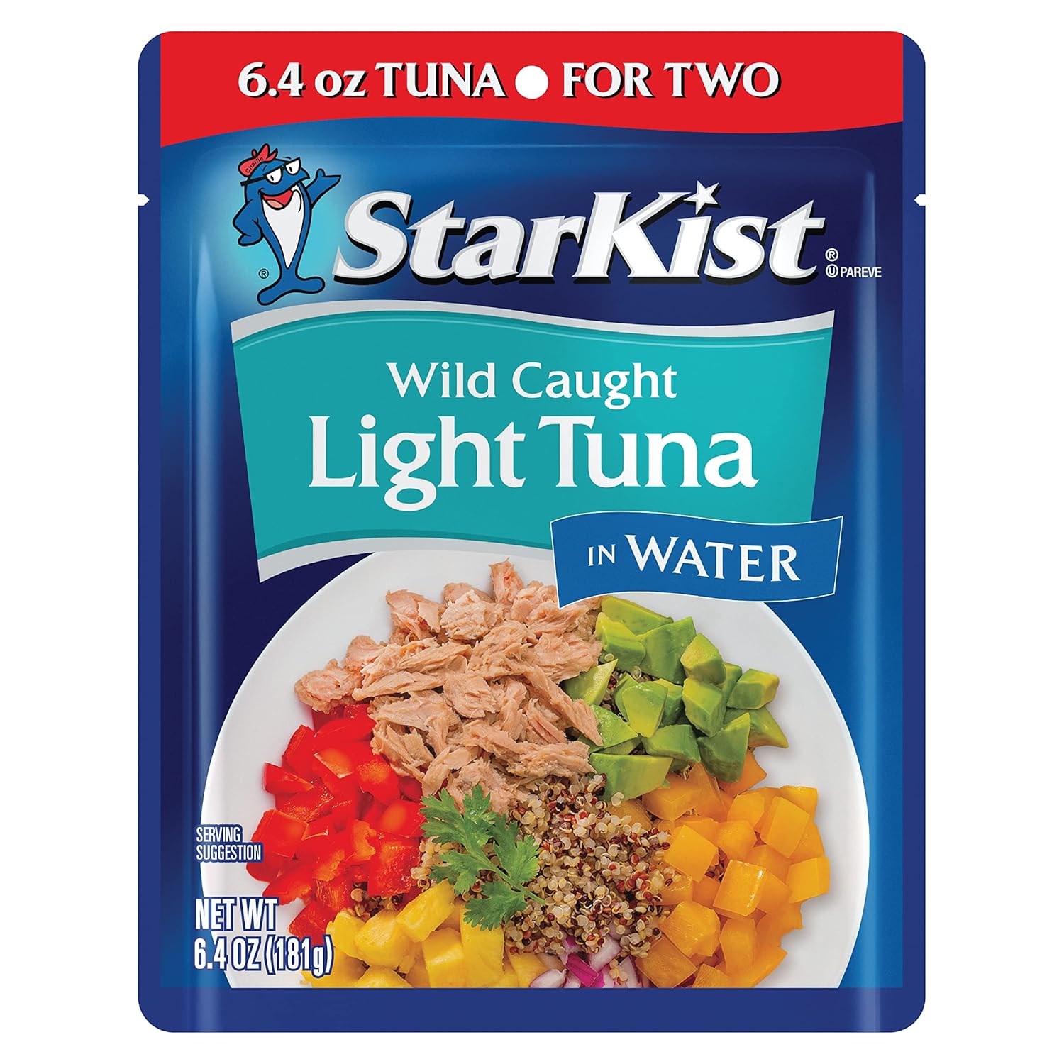 StarKist Chunk Light Tuna in Water 6.4 Oz Pouch (Pack of