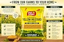Pink Delight Yellow Mustard (Peeli Sarson) 400g | Premium Quality Sarso Dana | 100% Natural Mustard Seeds for Pickles, Tadka, Curry, Rai Powder & Indian Cooking gallery image