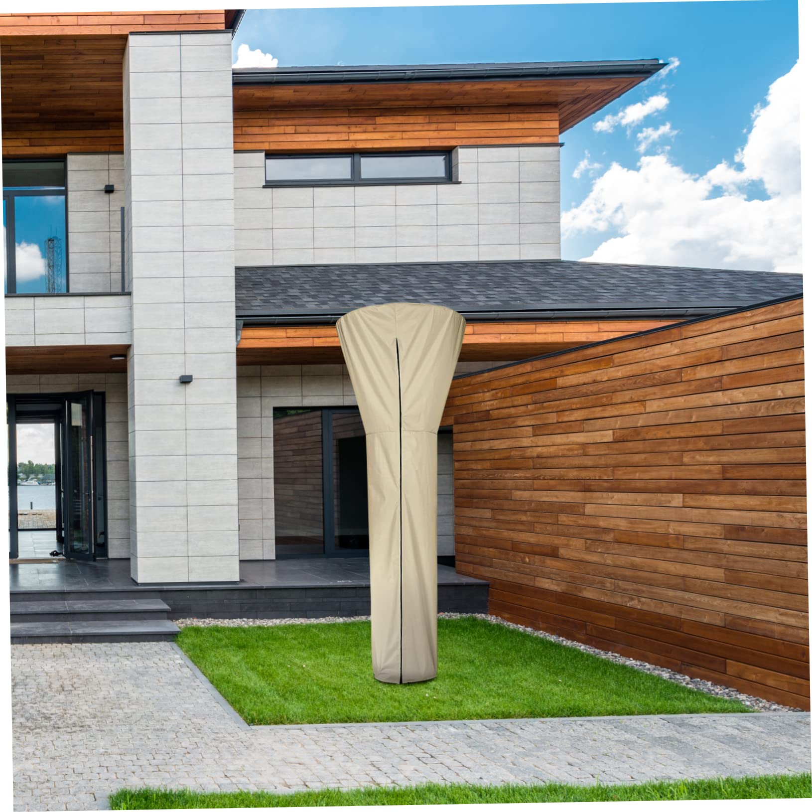 BESPORTBLE 1pc Patio Heater Cover Outdoor Garden Furniture Protective Cover Easy to Install Durable Material Rainproof Windproof Uv Protection