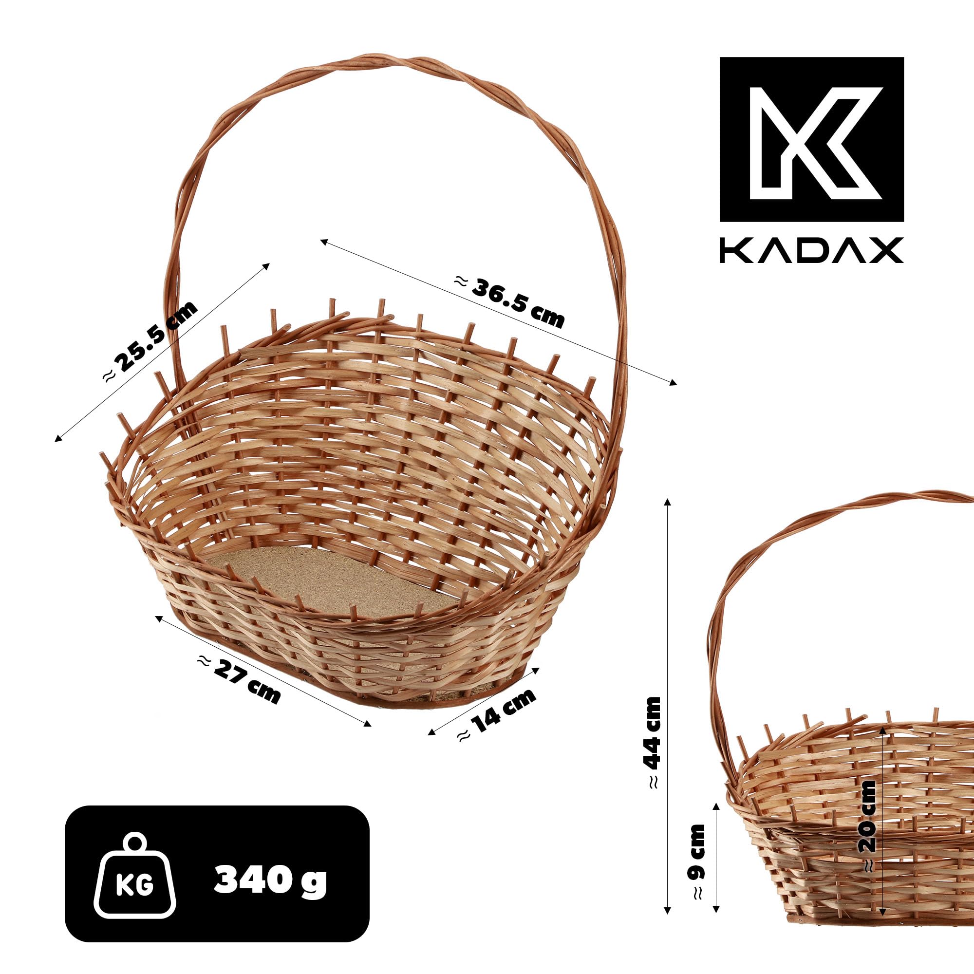 Hobby Hall Geschenkmand, universele rieten mand, hoo