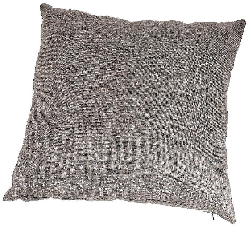 Comarco Sa Grey cushion with sequins 45x45 cm