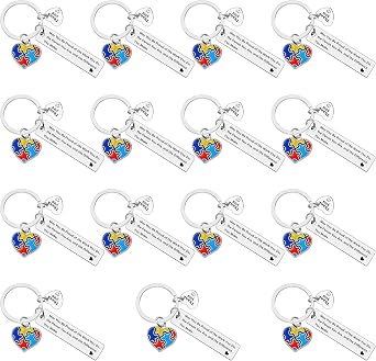 Xiahuyu 15 Pcs Autism Teacher Appreciation Gifts Special Education Teacher Gifts ABA Therapist Thank You Gift SPED Teachers Gift Autism Awareness Retirement Christmas End of Year Present