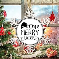 Vista 27 de Happy New Year Ornament for Christmas Tree Decor Merry Christmas Y'all Christmas Metal Snowflake Ornament Xmas Tree Decor Funny Christmas Quotes