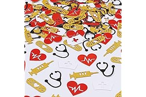 Sursurprise Nurse Party Decorations: 200 Pack Nurse Confetti for a Jubilant Soiree