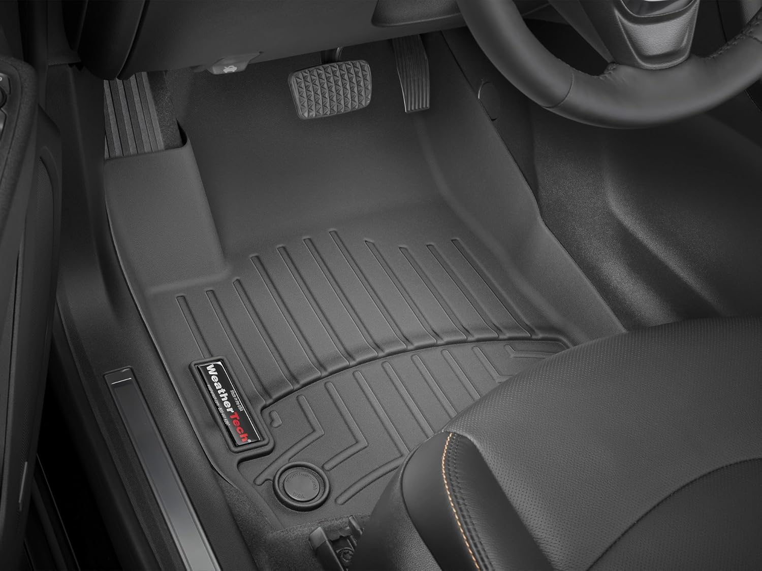 WeatherTech Custom Fit FloorLiners for Chevrolet Equinox - 1st Row (4411761), Black