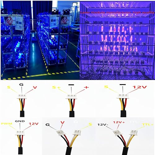 Miniatura 7 de LEHO Módulo láser CNC de 40 W para máquina de grabado CNC, grabado rápido con tecnología de compresión puntual (1.299 x 1.299 x 4.724in)