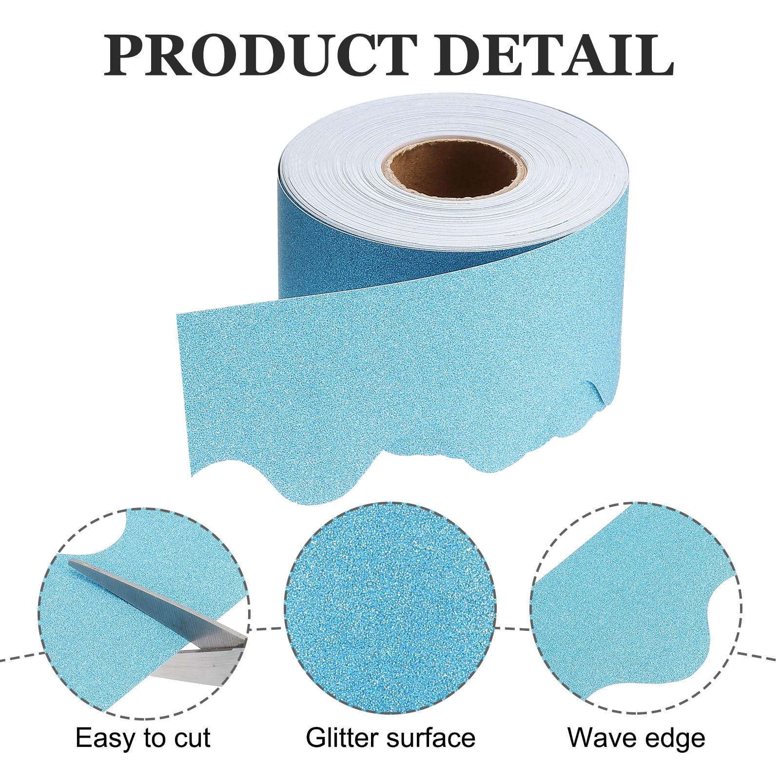 PATIKIL Glitter Bulletin Board Border - Image 3