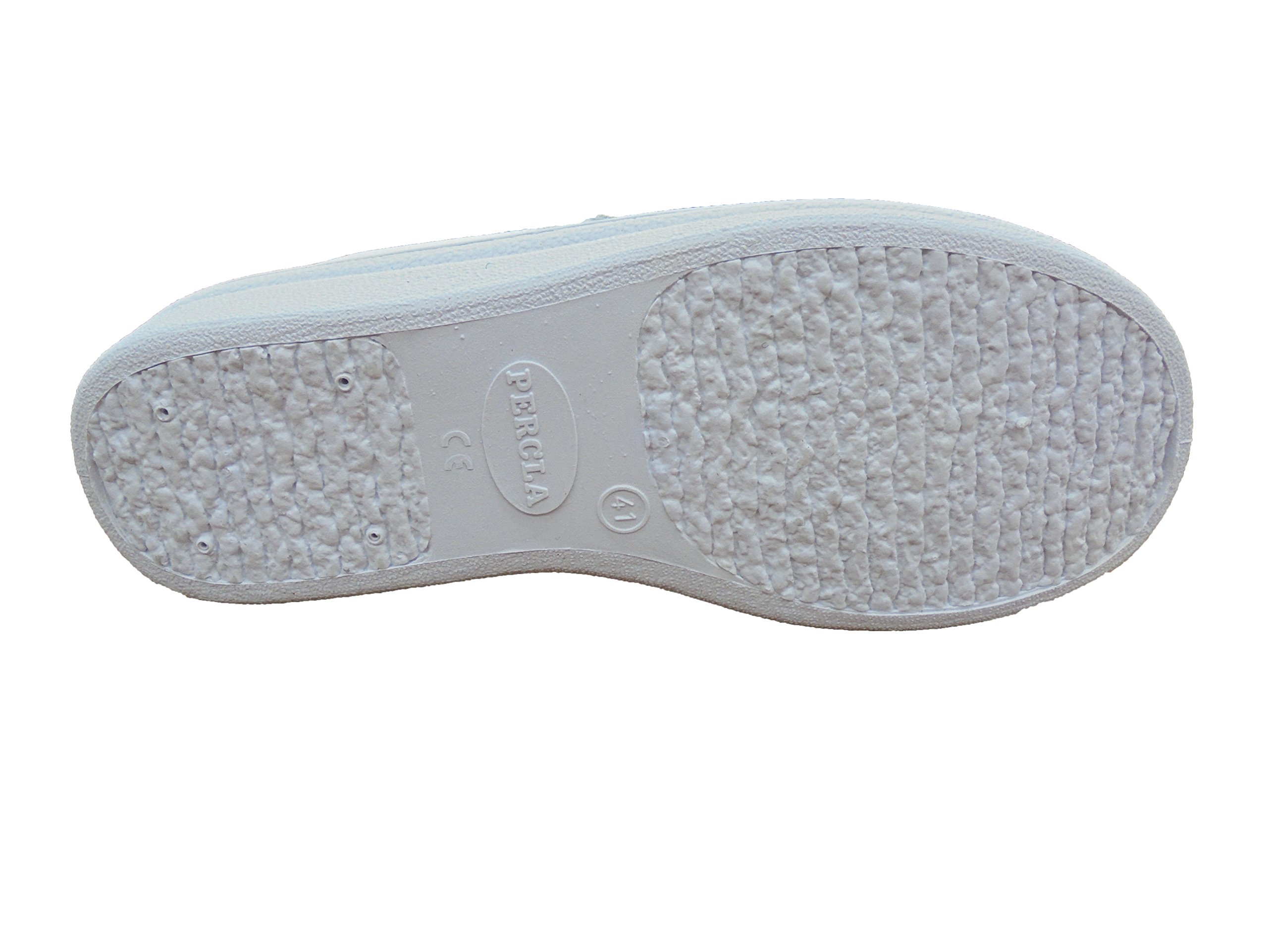 Zuecos Sanitarios Anatomicos en Piel para Hombre, Mod.293 Calzado Made in Spain, Garantia de Calidad. (42, Blanco)