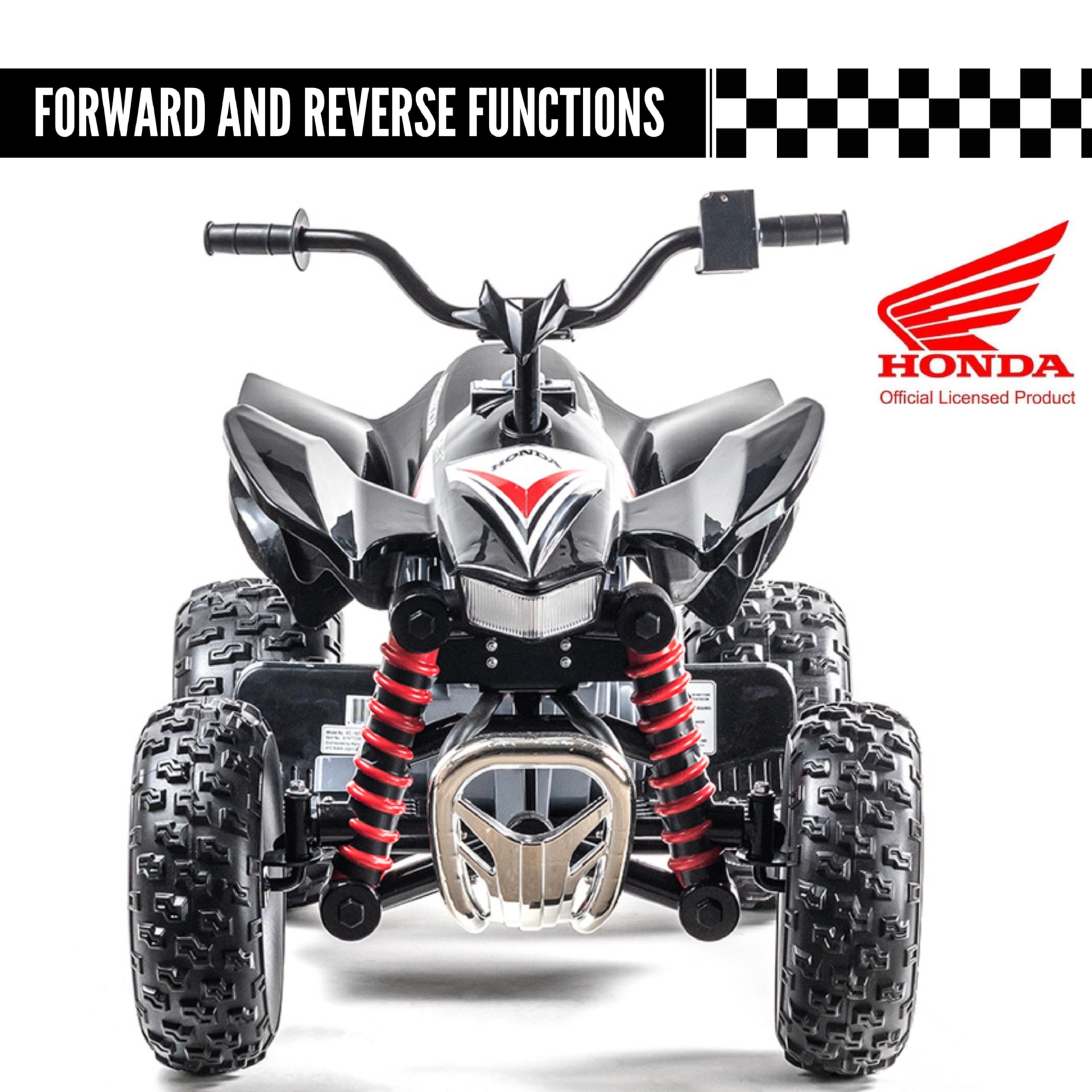 Action Wheels Honda TRX ATV Off Road Ride on Toy for Kids | 12 Volt Battery