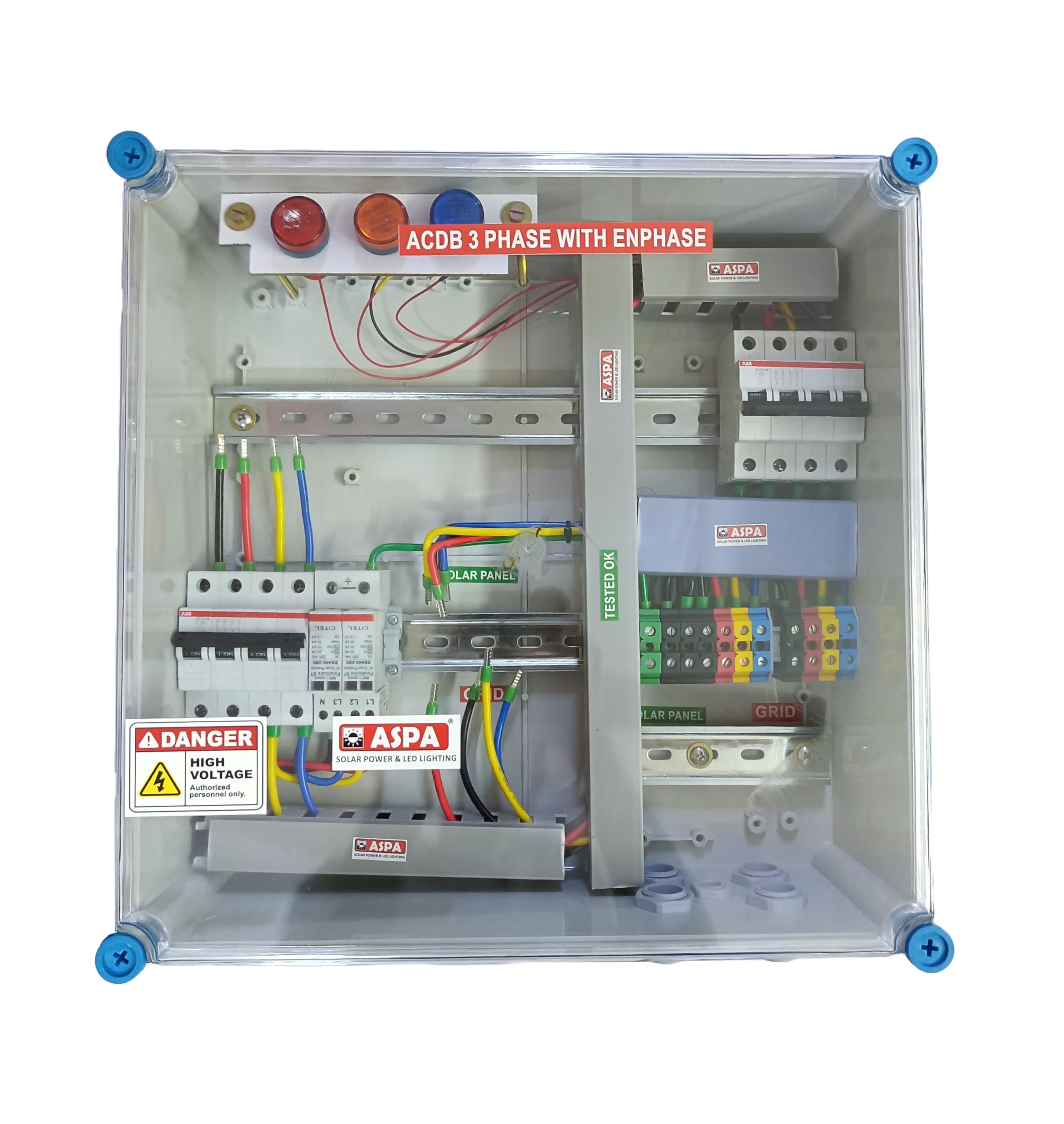 ASPA Solar ACDB Three-Phase AC Distribution Box Enphase Envoy Micro Inverter Compatible Q-Relay Model (B0CVXX2TLB) Amazon Price History, Amazon Price Tracker