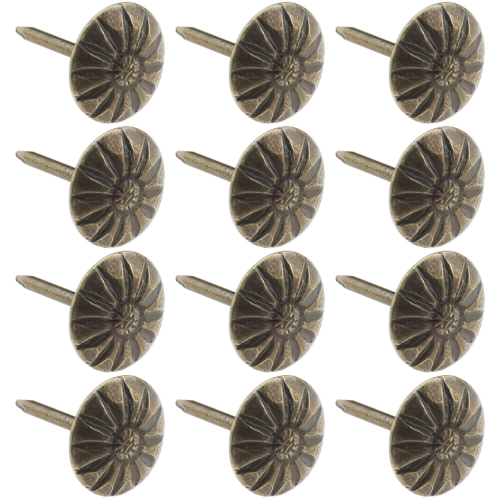 TA-VIGOR 100 Stück Flachkopf-Pinnnadeln – Robuste Reißzwecken Für Korktafel, Wand & Deko, 11 Mm Kopf, 13 Mm Lang