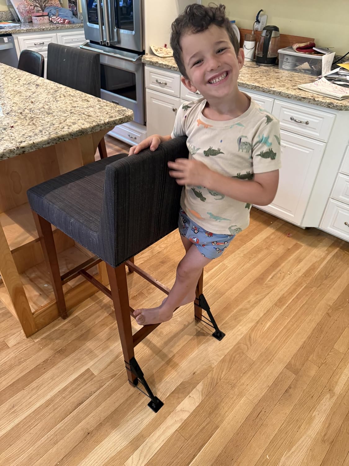 Classic, Anti Tipping Chair Stabalizer, Childproof your kitchen chairs, protect your kids from accidents, Set for 1 chair, highchair stabalizer