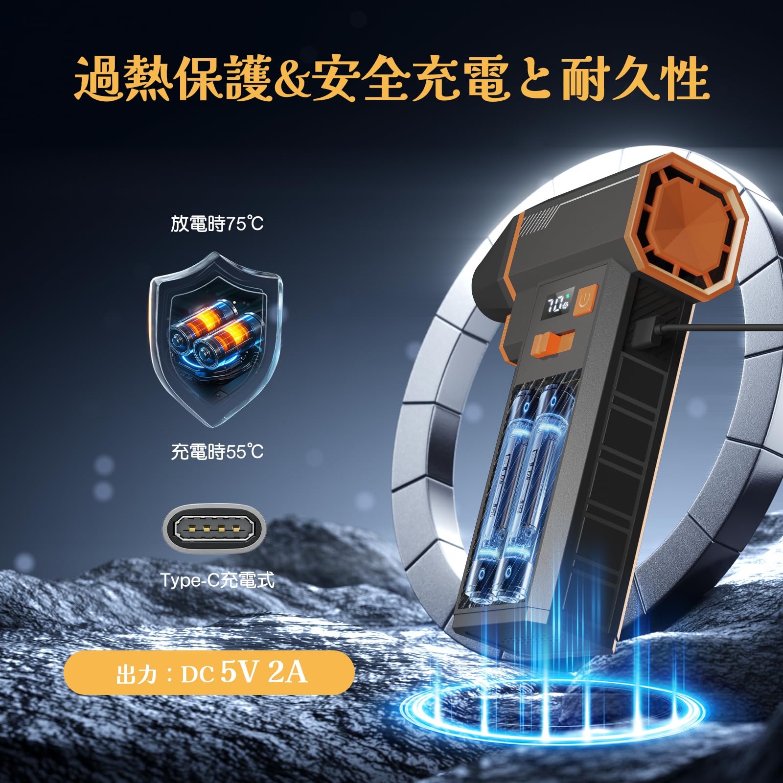 Amazon.co.jp: 【350000RPM 暴風級】エアダスター ブロワー 洗車 電動