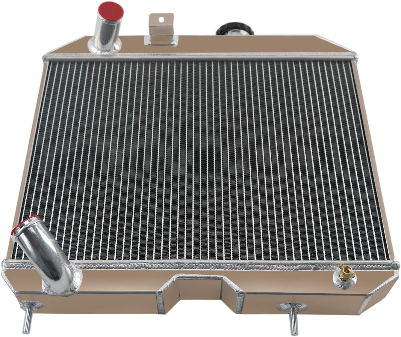 ALLOYWORKS 3 Row Full Aluminum Radiators For Jeep Willys MB/CJ-2A/M38/Ford GPW 1941-1952