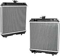 Vista 28 de OE # 6C040-58522 Reemplazo del radiador de aluminio para Kubota Tractor B1700 B2100 B2400 6C040-58520 H6C00-58500, radiador de tractor