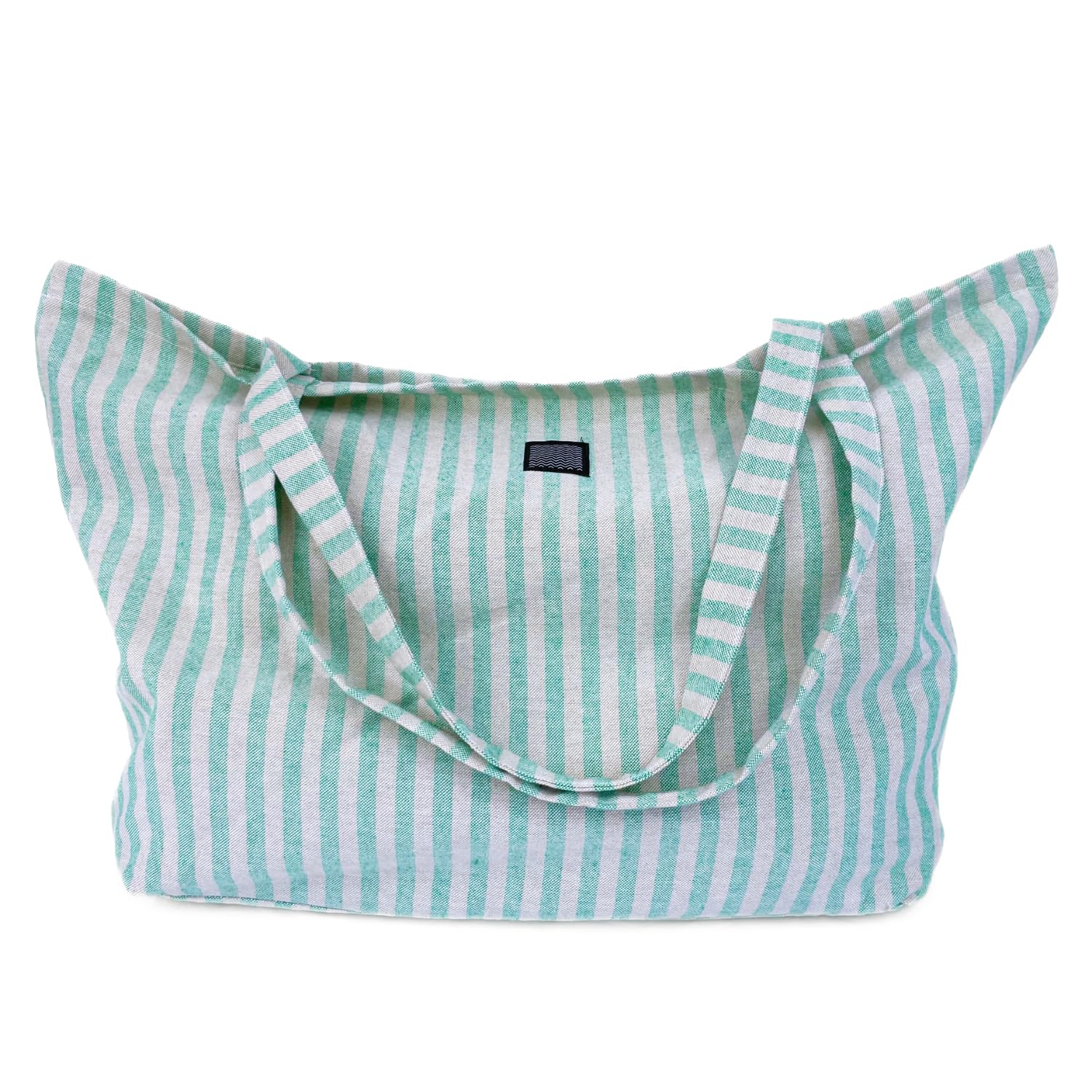 MOMOMUS Bolsa de Playa XXL - Bolsillo Interior - 65x40 cm