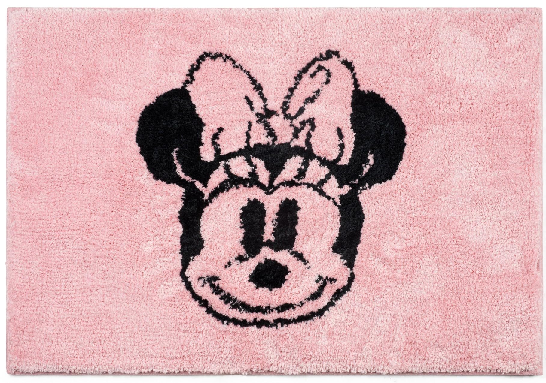 Jay Franco „Disney Minnie Maus“ weiche, rutschfeste Badematte – 51 x 77 cm Plüschteppich für das Badezimmer