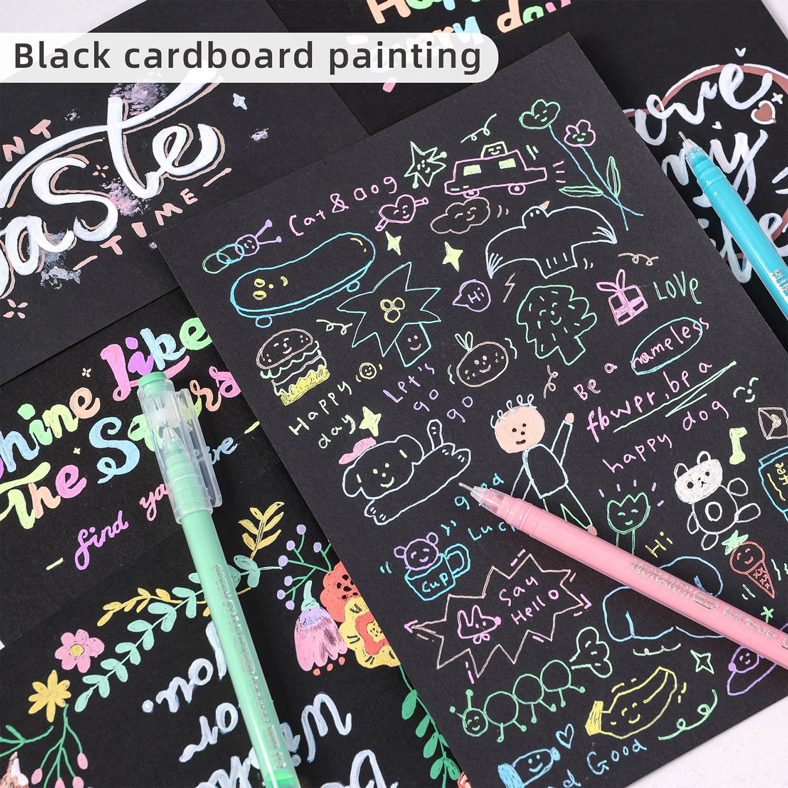 45/72 / 99 Farben Bunter Gelstift Mehrfarbiger Journalstift 0, 6 mm Nadelspitze für Farbcodierung Scrapbooking Kunst Zeichnung Planer
