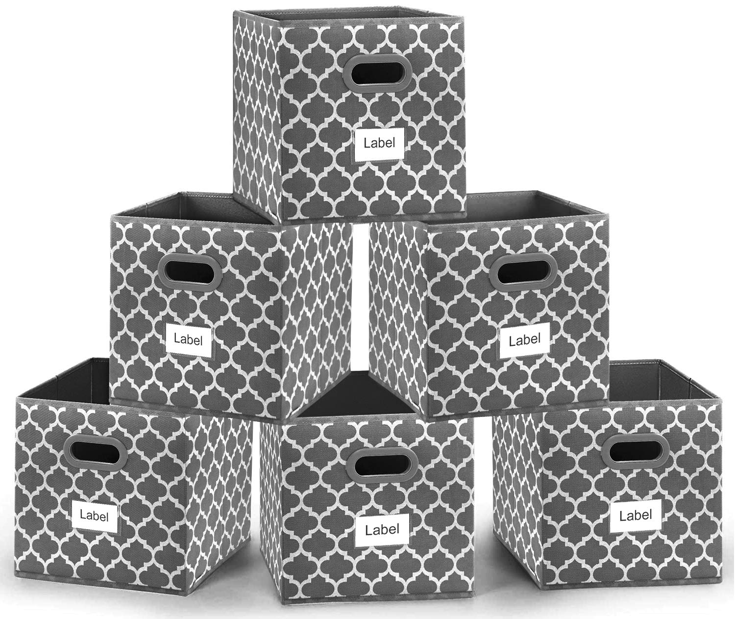 Foldable Cube Storage Bins 12x12 inches. Set of 6
