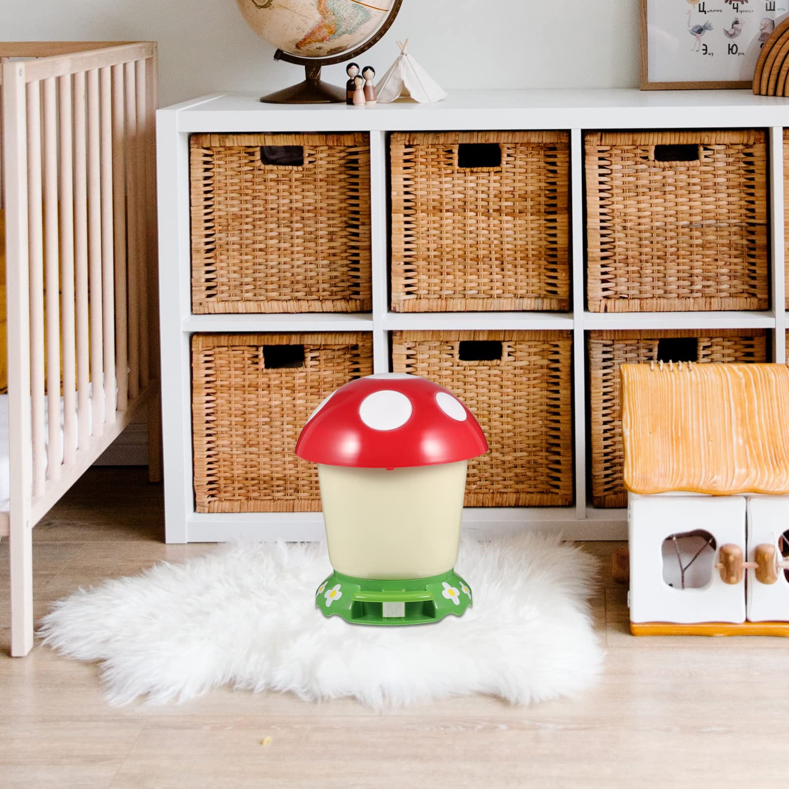 Amazon.co.jp: Zerodeko(ゼロデコ) キノコ ゴミ箱 かわいい 小さな