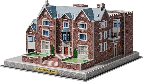 Kinder Crafts Rompecabezas 3D - 770 Eastern Parkway, sede de The Jabad-Lubavitch, sinagoga histórica, juguetes de Judaica, actividad educativa -