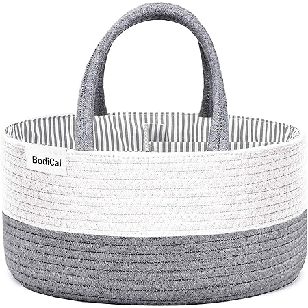 Amazon Bodicalオムツストッカー オムツバッグ ベビー用品収納ボクス オムツ収納ケース ベビー収納パック おもちゃ小物入れおむつストッカー 出産祝いギフト ホワイト グレー おむつストッカー ベビー マタニティ 通販