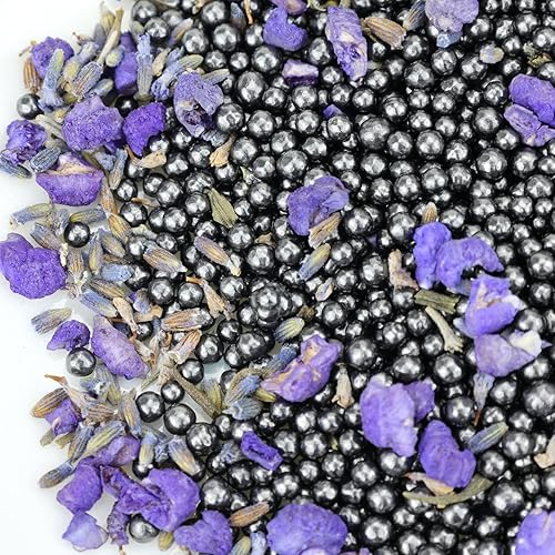 Miniatura 3 de Bolsas de carbón de bambú de flores secas, absorbente de olores de carbón activado con nanocristales minerales, elimina el olor a formaldehído y