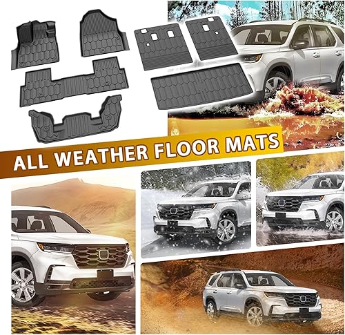 Vista 192 de Powerty Alfombras resistentes para BMW X3 2018 a 2024 y BMW X4 2019 a 2024, a medida para accesorios de X3 y X4, de elastómero termoplástico 3D