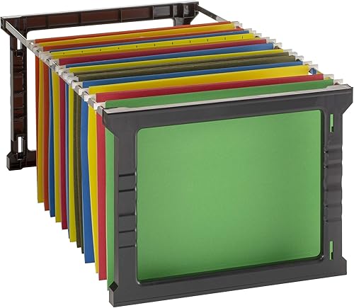 Officemate Marco de archivo colgante de plástico, 24-27, tamaño carta y legal, 1 juego (91970)