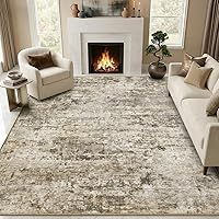 Vista 13 de Alfombra de área lavable de 5 x 7 pies para sala de estar, alfombra grande abstracta para comedor, dormitorio, alfombra antideslizante de 5 x 7