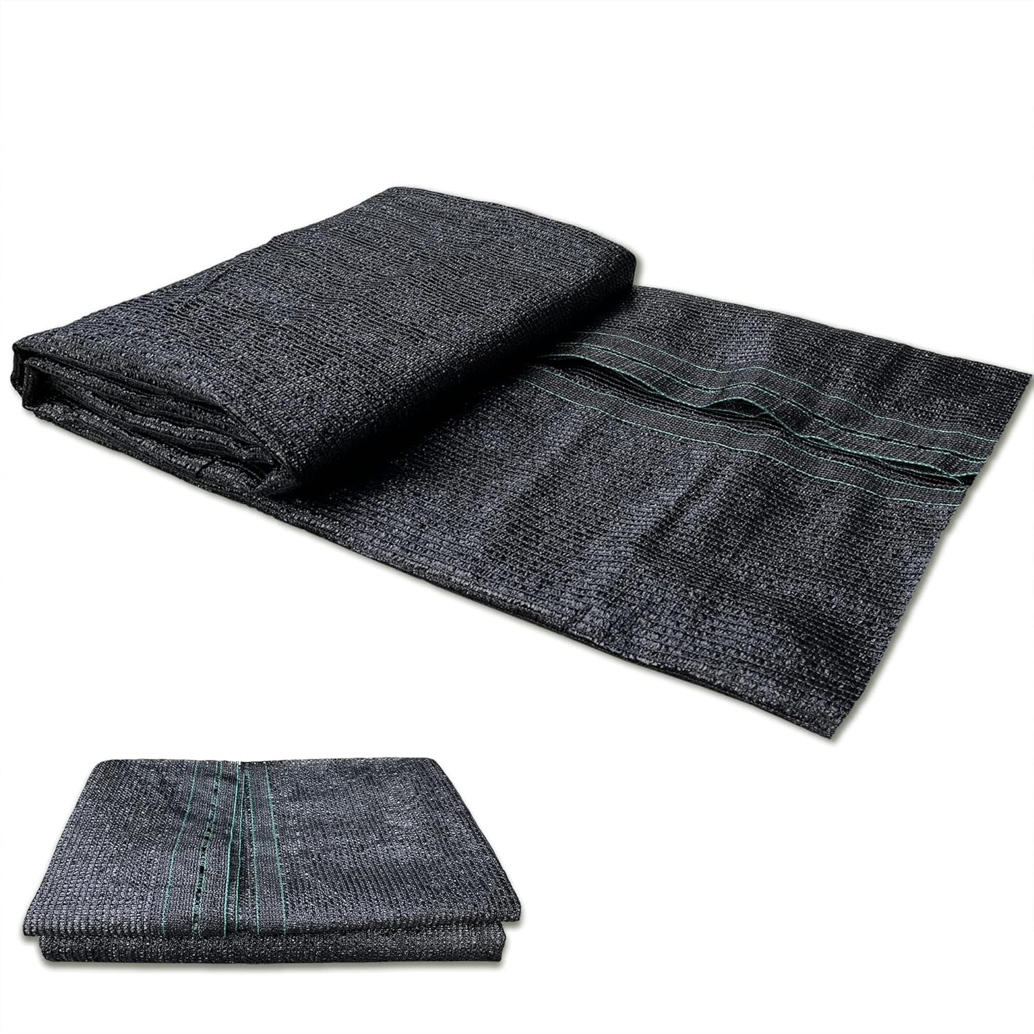 75% UV Protection Shade Cloth for Garden Plants - Sun Block Greenhouse Net with Black Trim and Grommets(6x20 ft)