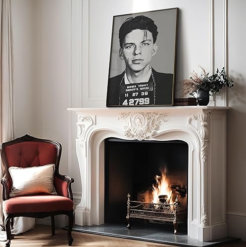 Miniatura 4 de Monem Art - Póster vintage de F. Sinatra, impresión retro de Mugshot, arte de celebridades, regalo para hombres, músicos, fanáticos del cine,