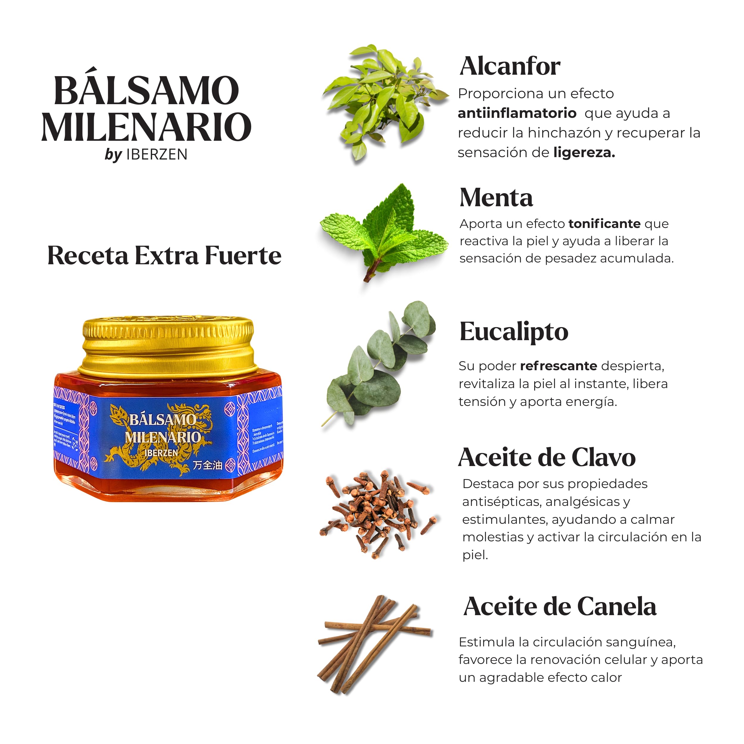 Pack Ahorro 2 Unidades Bálsamo Milenario 60 gr Extra Fuerte .| Efecto Calor para Masajes | Efecto Antiinflamatorio Natural | Alivio Piernas Cansada Contracturas, Muscular | Crema del Tigre Roja |