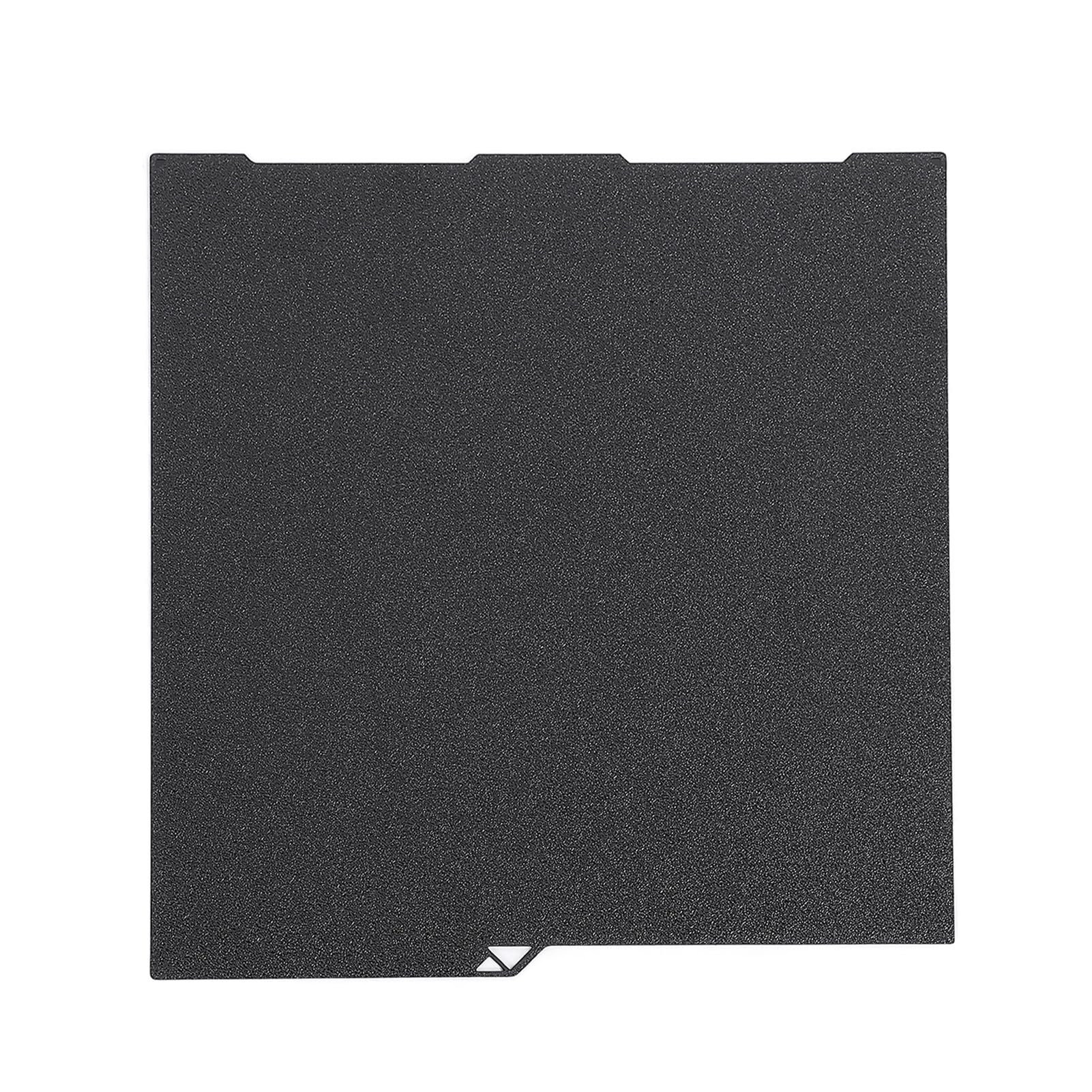 Piano di stampa PEI per stampante 3D, piastra di costruzione flessibile su entrambi i lati 256x268 mm, rivestimento testurizzato sabbiato per una migliore adesione, compatibile