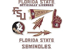 Florida State University Vinyl Stickers 8-Pack