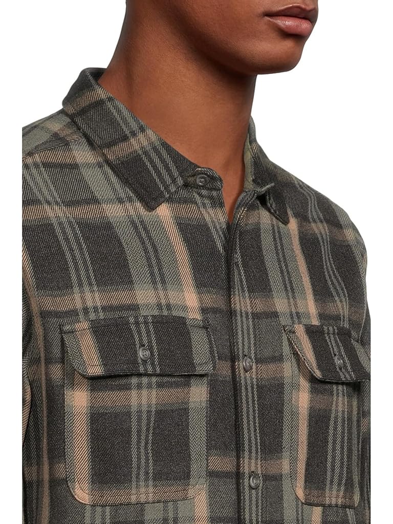 Gray Prana Westbrook Flannel Shirt