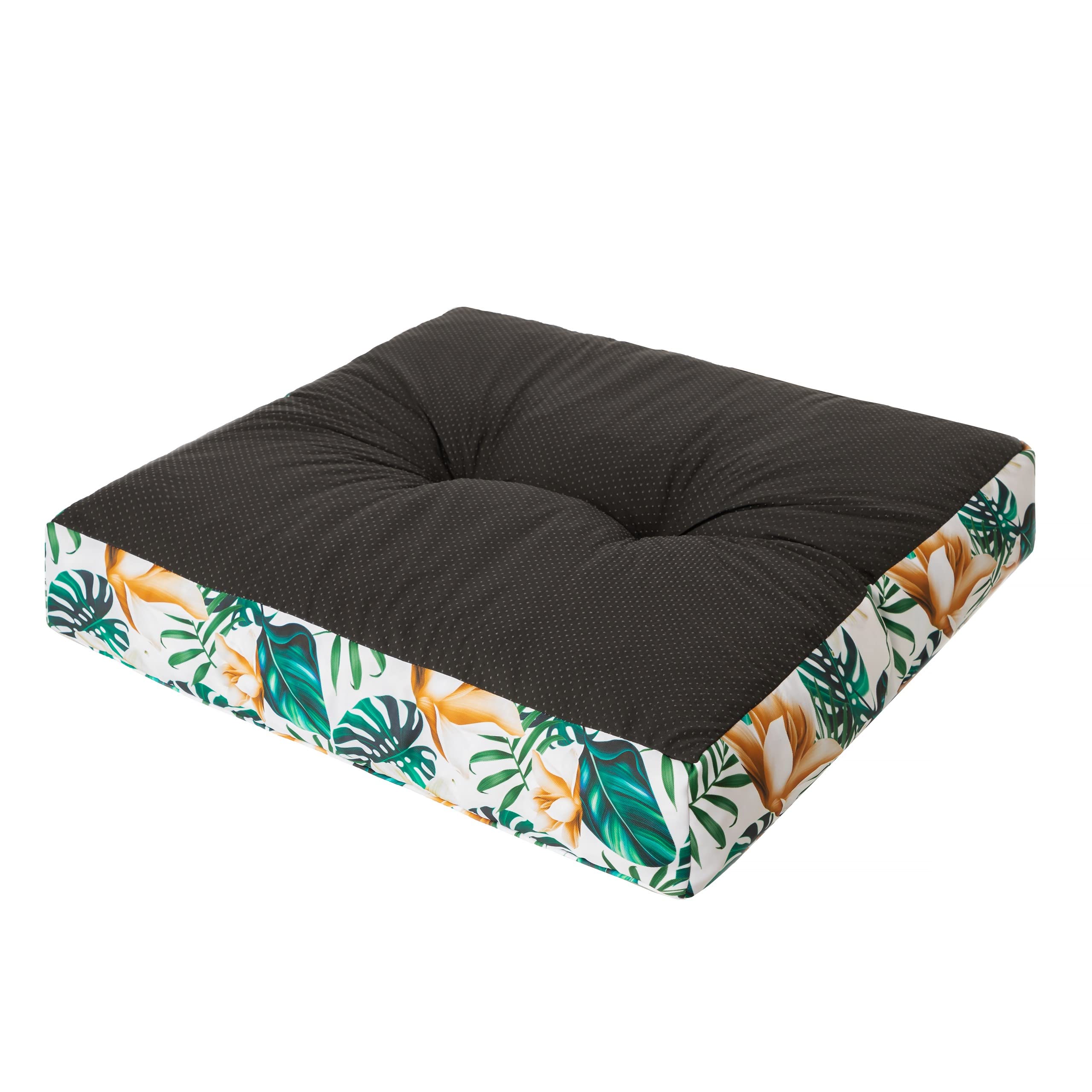 Kaja - Coussin – Salon de Jardin Exterieur – Galette de Chaise – Salon de Jardin – Coussin Chaise – Coussin de Chaise – Jardin – Coussin 50x50 - Fauteuil rotin – Coussin Fauteuil rotin
