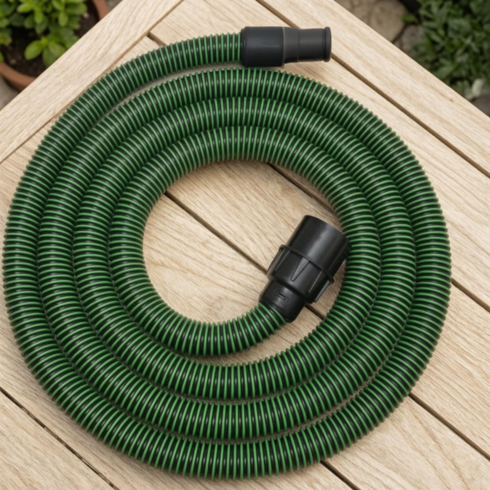 Baoblaze Tubi Flessibili Aspirapolvere Industriale Tubo Collegamento Utensili Condotto Aspirazione Trucioli Ricambio per Aspiratore in Plastica Corrugata, 3.5 Metri