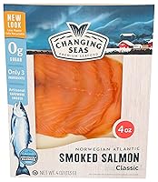 Algopix Similar Product 14 - Changing Seas, Smoked Salmon, 4 Ounce
