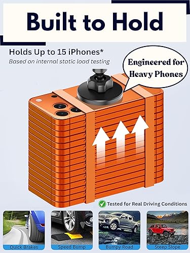 Miniatura 4 de Soporte Magnético para Teléfono con Portavasos - Diseñado para Portavasos de Coche MagSafe, Imán Super Fuerte para Portavasos de Celular, Base