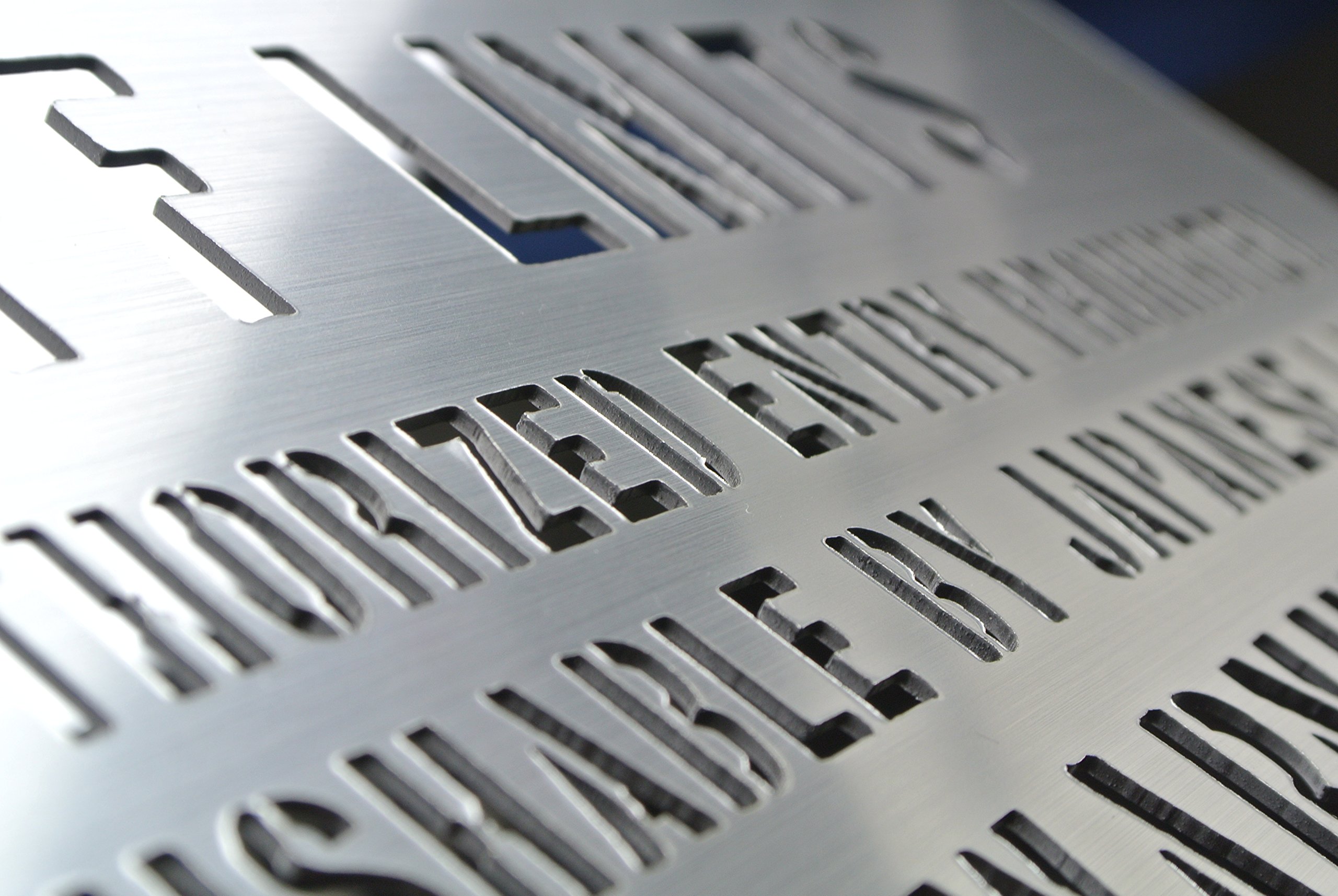 Amazon.co.jp: 立ち入り禁止 看板 ステンシルプレート OFF LIMITS 290