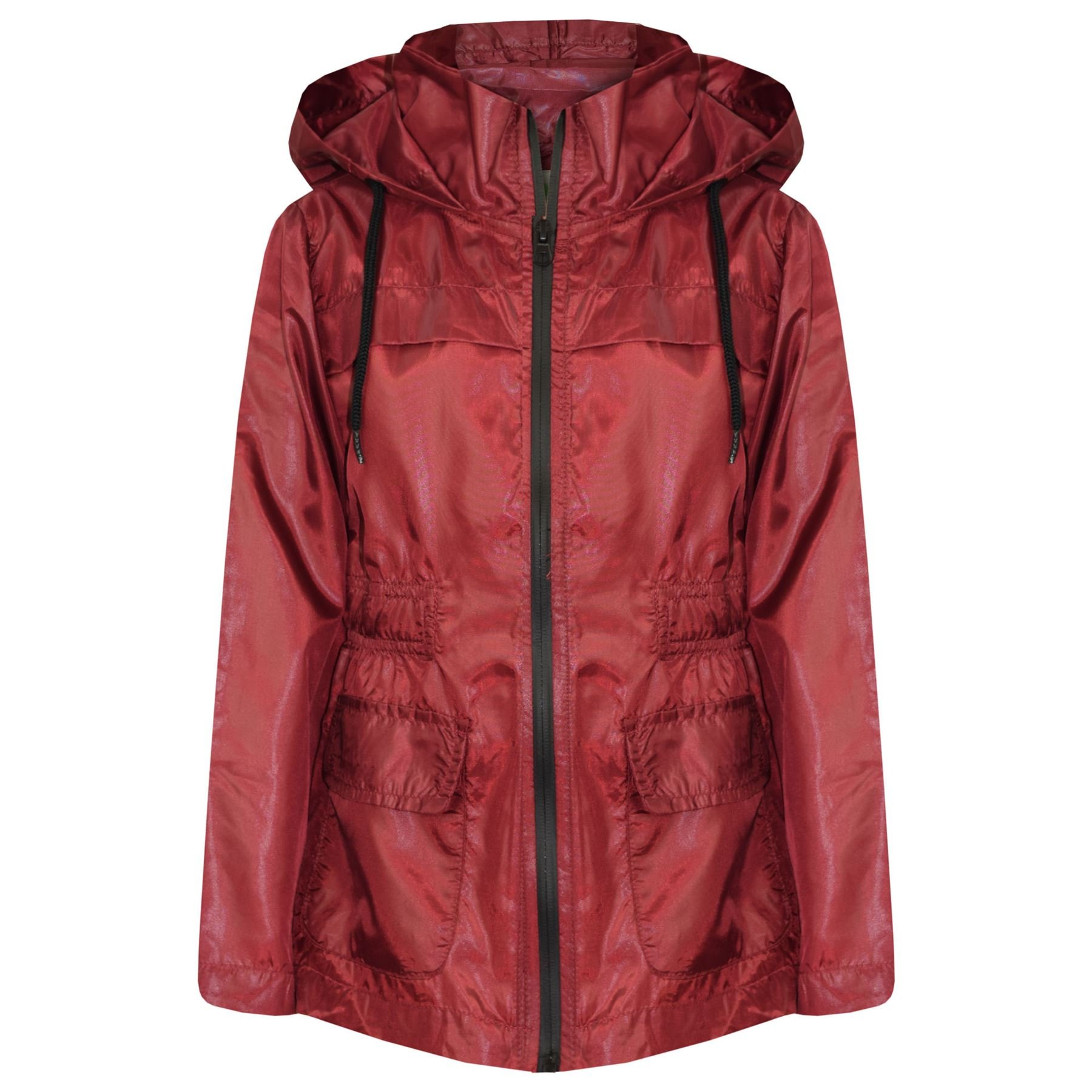 A2Z 4 Kids Raincoat Jackets Windbreaker Waterproof Parka Shower - Raincoat Jacket 448 Wine 13