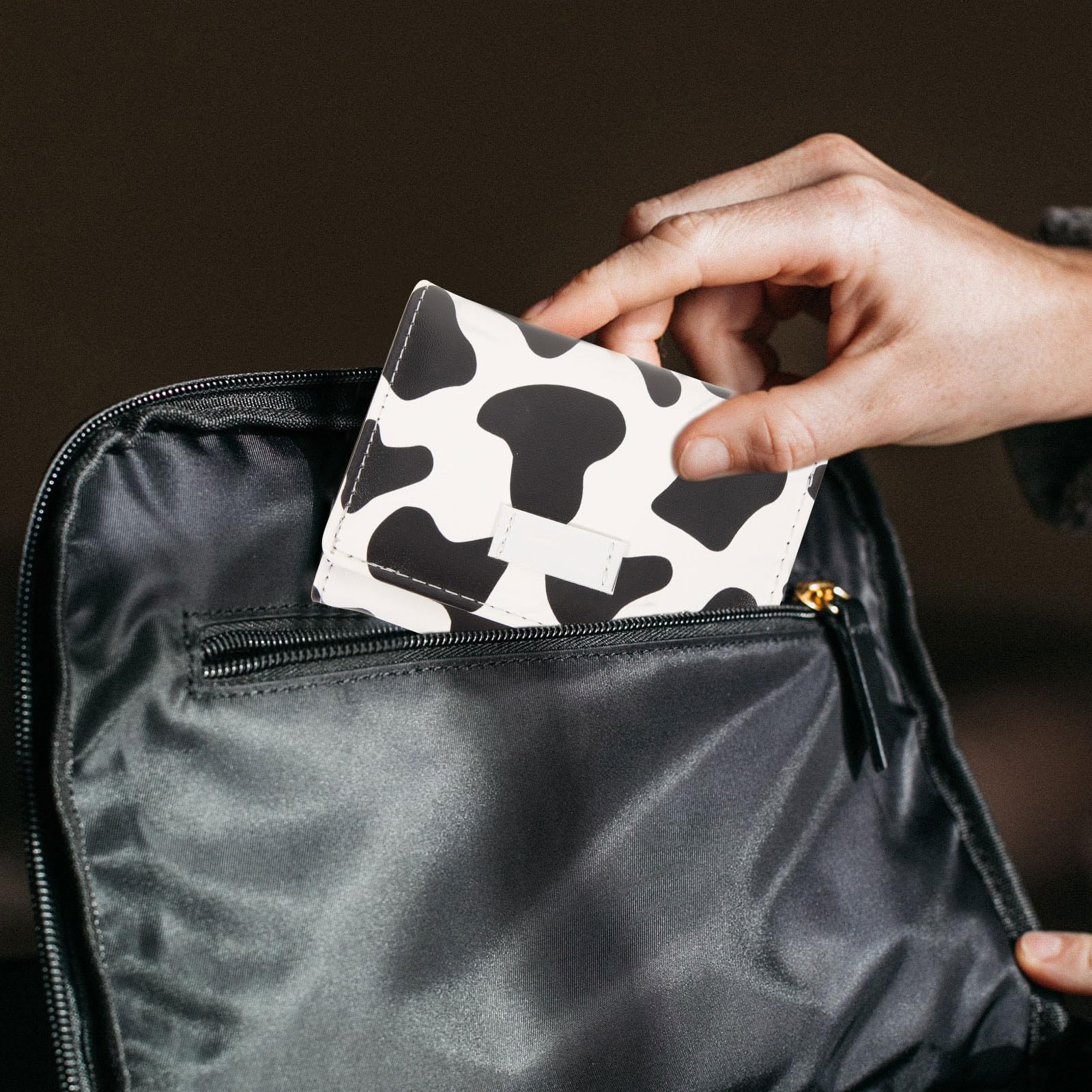 Yardwe Portafoglio Donna Pu Fashion Wallet Mini Scomparti | Festa Estiva, Portamonete Compatto per Vacanze e Viaggio, Stile All-match per Donne