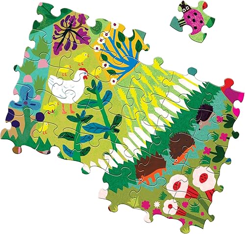 Miniatura 7 de eeBoo Piece and Love Bountiful Garden - Rompecabezas cuadrado de 1000 piezas para adultos, brillante, piezas resistentes, polvo de rompecabezas