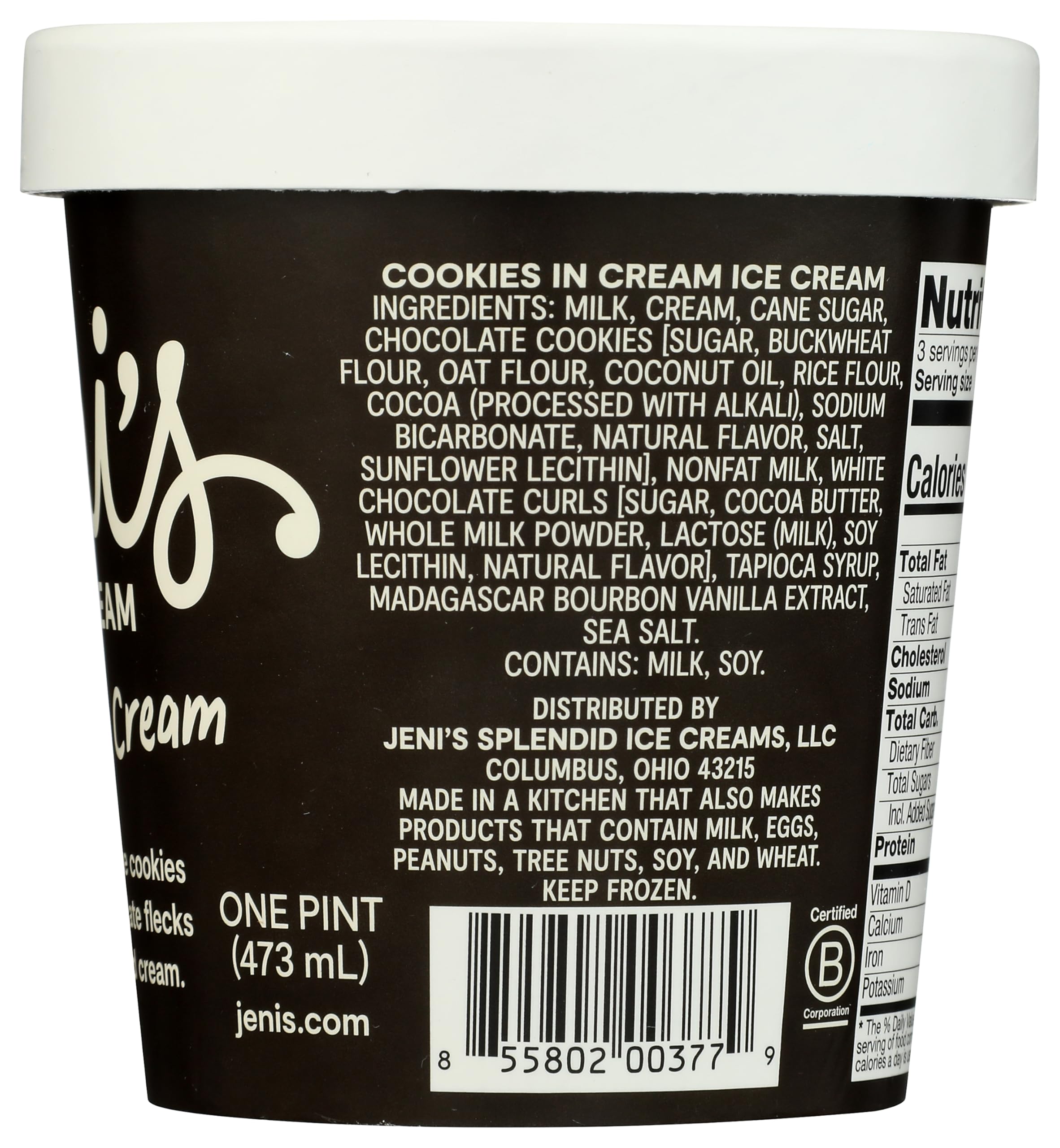 Jenis Splendid Ice Creams Cookies, 16 oz | Grocery Pickup
