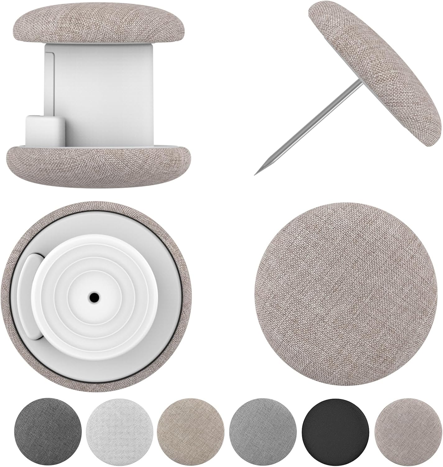 Duvet Cover Clips for Comforters, Non-Slip Fasteners, 6 Pack | Keeps comforters and duvet inserts securely in place, reducing shifting and bunching for a tidy, comfortable bed.